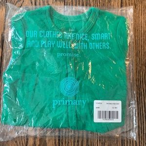 NWT Primary ‘the baby snap cardi’ in grass ( Kelly green) 12/18 mo, 100%…
